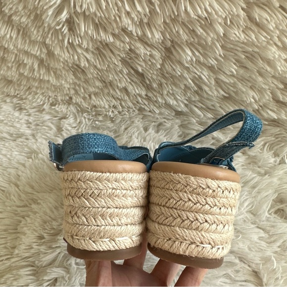 Coutgo Womens Platform Espadrille Wedge Sandal New In Box Size 9.5 - Picture 6 of 8